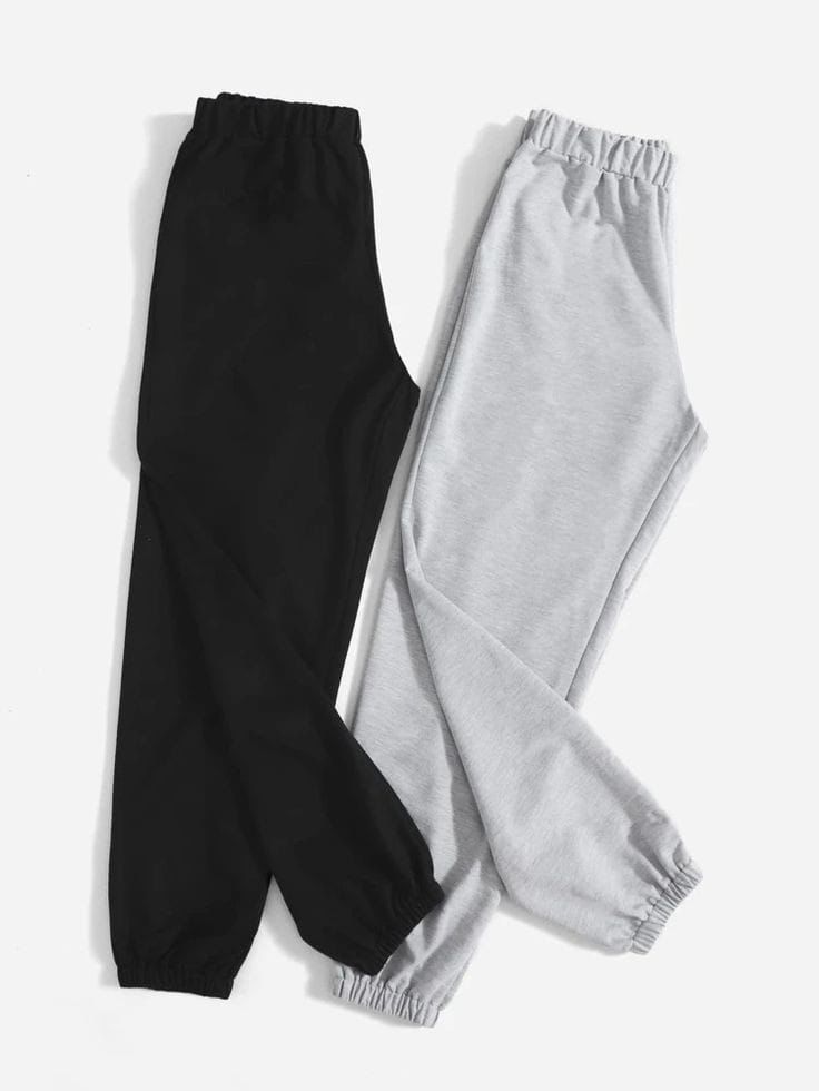 black and grey Trousers