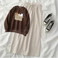 beige flapper with brown sweatshirt free bears