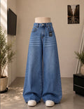Blue Vintage Wide Leg Jeans