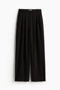 black formal wideleg Pant