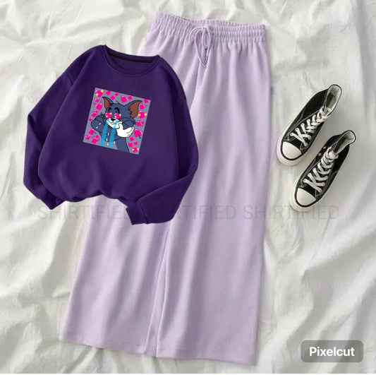 dark purple sweatshirt aesthetic tom with lilac flapper