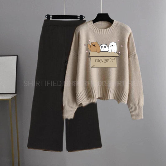 SWEAT SHIRT WITH FLAPPER