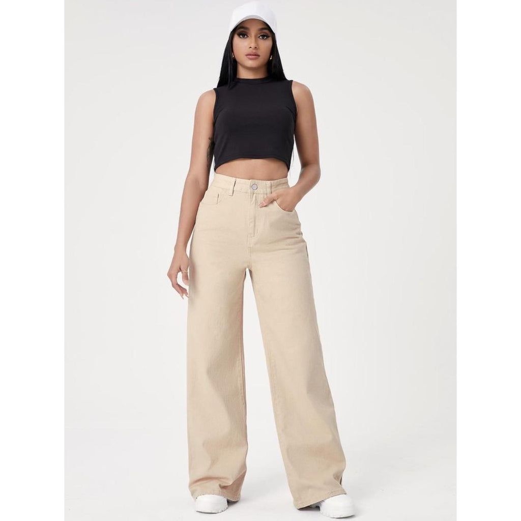wideleg jeans