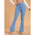 iceblue bell bottom jeans