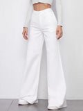 White Wide Leg Jeans