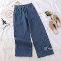 Dark Washed Denim Baggy Jeans