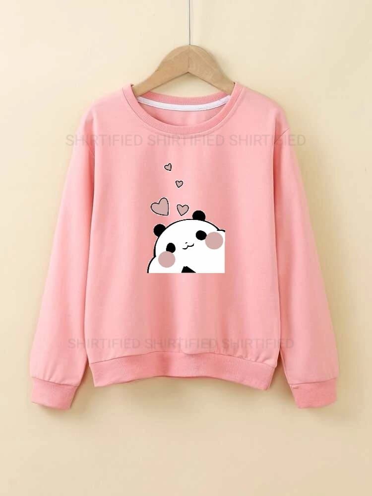 Pink Sweatshirt mithu panda