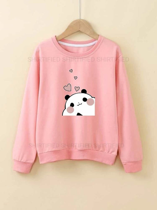 Pink Sweatshirt mithu panda
