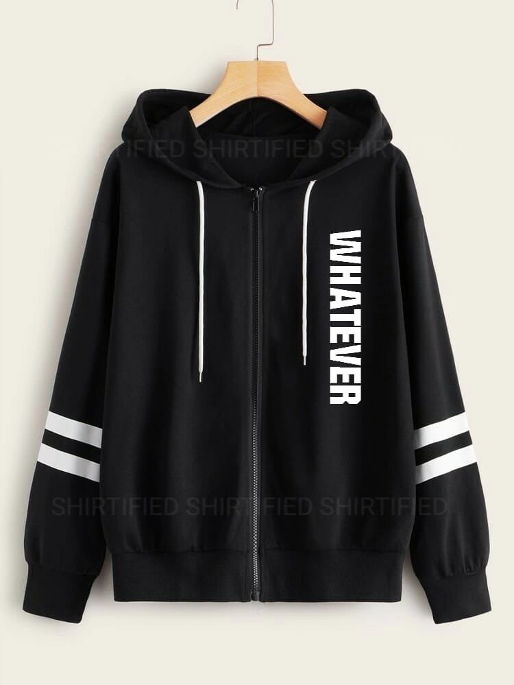 Black Zipper whatever stripes