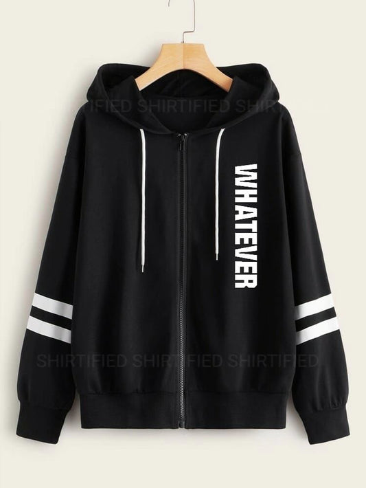 Black Zipper whatever stripes