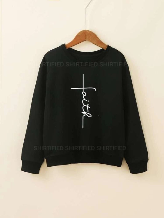 Black Sweatshirt faith