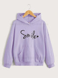 Lilac Hoodie smile